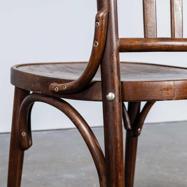 Warm Oak Classic Bentwood Dining Chair, 1940s For Sale - Image 10 of 11