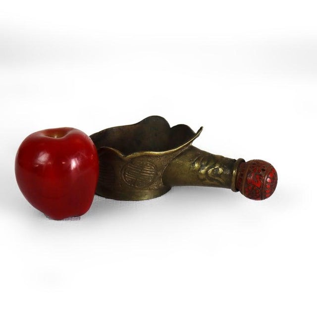 Antique Chinese Bronze Flat Iron 19thC For Sale - Image 4 of 4