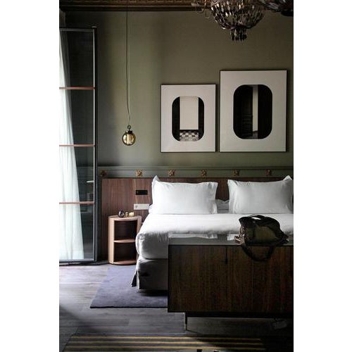 Bai T Di Di Lamp with Bronze and Glass Diffuser by Neri & Hu for Parachilna For Sale - Image 4 of 8