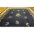 Textile 1920s Navy Blue Floral Deco Antique Chinese Peking Knotted Rug 11'9'' X 14'3'' For Sale - Image 7 of 12