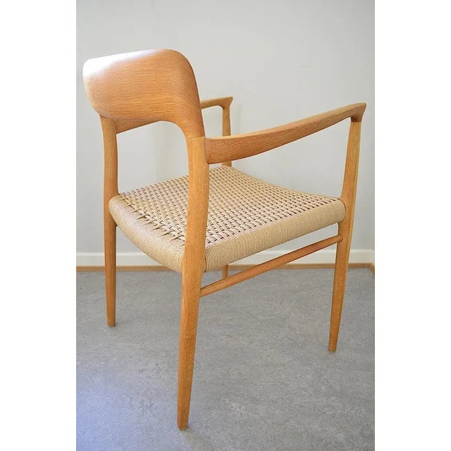 Mid-Century Danish Model 56 Armchair by Niels O. Møller for Jl Moller, 1950s For Sale - Image 4 of 13
