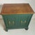 Wood 1990s Refinished Olive Green Solid Wood Accent Cabinet With Walnut Top For Sale - Image 7 of 8