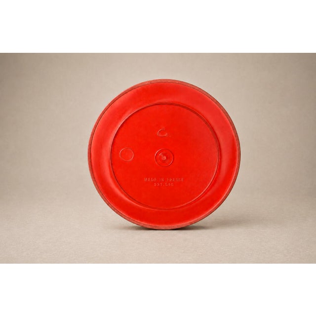 1970s Jorge Zalszupin, Paulo Jorge Pedreira and Oswaldo Mellone “Eva” Ice Bucket in Red Plastic, Brazil For Sale - Image 9 of 18