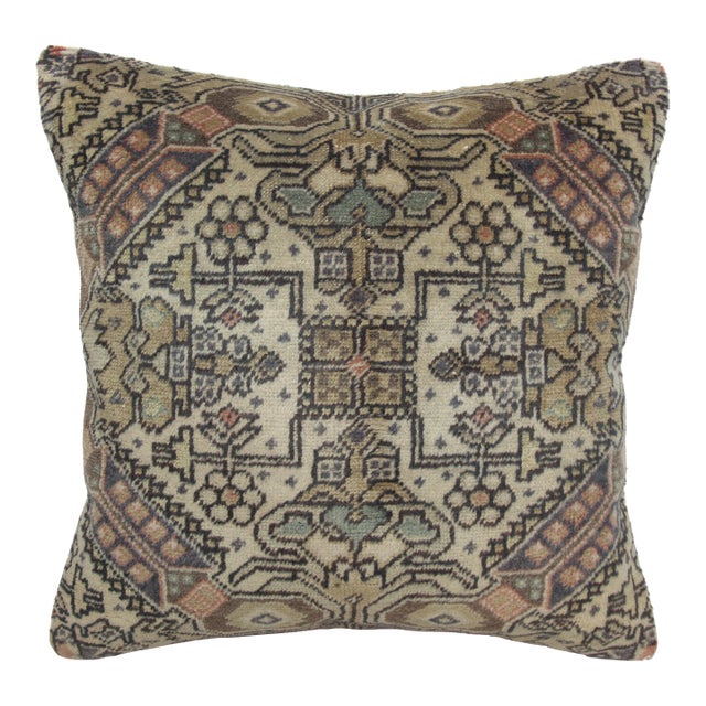 Vintage Authentic Rug Pillow Cover -20'' X 20'' For Sale