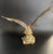 Mid 20th Century Vintage Brass Eagle Landing on Rock Sculpture For Sale - Image 5 of 12