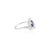 Blue Royal Blue Sapphire Diamond Wedding Ring for Women Size 6 For Sale - Image 8 of 12