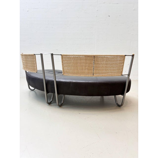 Beige Fantasy Island Leather Sofa by Kurt Beier, 1980s For Sale - Image 8 of 18