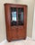 American 1790s Federal Cherry Wood Corner Cupboard Cabinet For Sale - Image 3 of 11