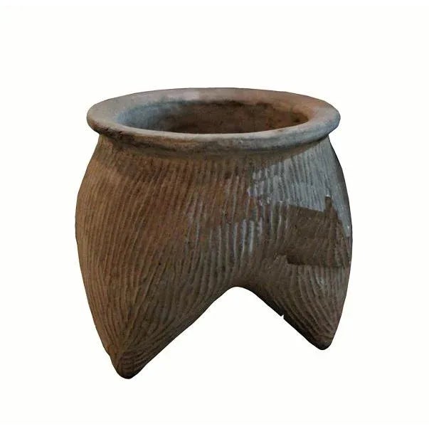 Chinese Decorative Earthware Vase For Sale - Image 4 of 4