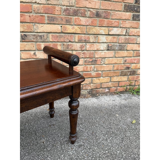 Vintage Hall Bench For Sale - Image 9 of 9