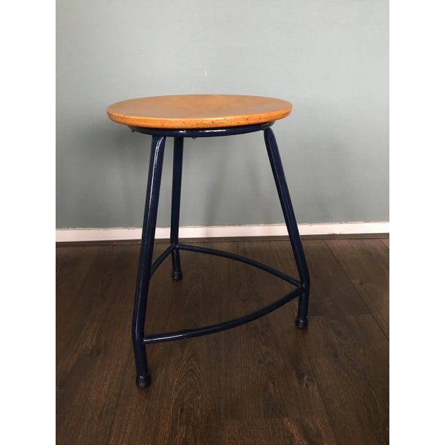 1950s Vintage Stool by Friso Kramer for Ahrend De Cirkel For Sale - Image 5 of 6