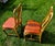 Chinoiserie Two Queen Ann Style Chinoiserie Painted Chairs For Sale - Image 3 of 7