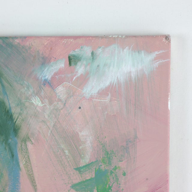 Early 21st Century "Rose Garden" Contemporary Abstract Impressionist Painting For Sale - Image 5 of 8
