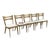 Heywood Wakefield "Cat's Eye" Chairs - Set of 5 For Sale