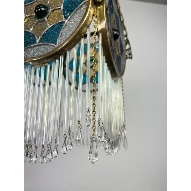 Jugendstil Hanging Lamp, 1890s For Sale - Image 8 of 11
