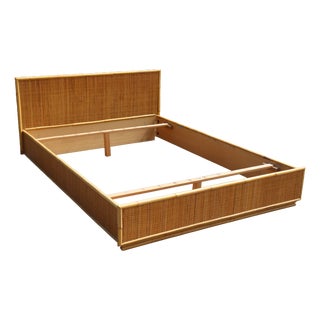 Rattan Double Bed by Dal Vera, 1970 For Sale