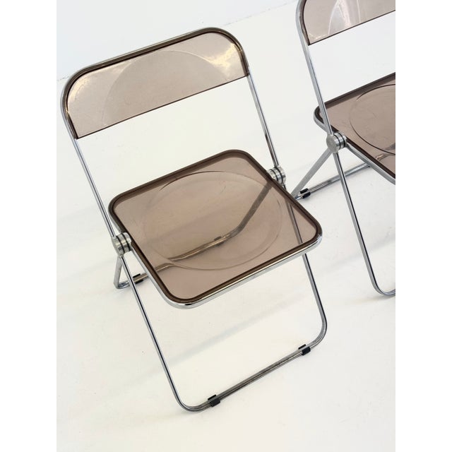 Vintage Plia Folding Chairs by Giancarlo Piretti for Anonima Castelli, 1970s, Set of 2 For Sale - Image 16 of 18