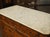 Wood Antique French Burl Walnut Louis Philippe Style Commode White Carrara Marble Top, Late 1800s For Sale - Image 7 of 18