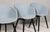 Early 21st Century Model AAC22 Dining Chairs in Fabric and Black Stained Oak, 2010s, Set of 4 For Sale - Image 5 of 9