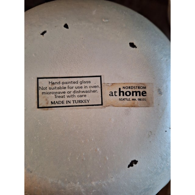 Vintage Nordstrom Turkish Silver Leaf Style Decorative Bowl - Medium Scale For Sale - Image 9 of 12