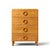 Russel Wright for Conant Ball Mid Century Maple Highboy Dresser This highboy measures: 32 wide x 19 deep x 45 inches high...