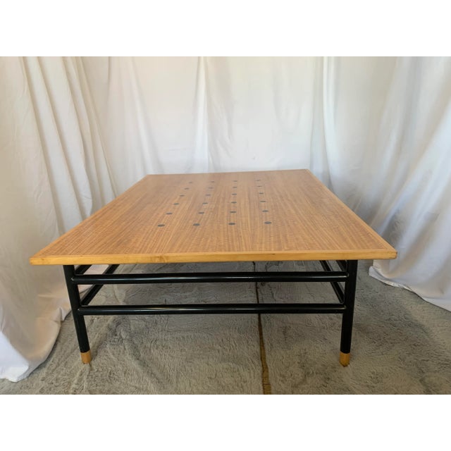 Tan Late 19th Century Italian Maple Burl Wood Coffee Table For Sale - Image 8 of 12