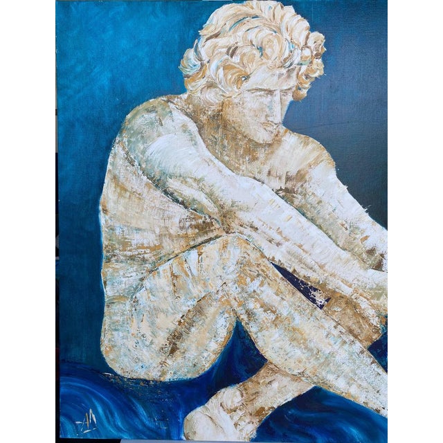 Agnès Delettre, Untitled, Acrylic on Canvas, 2020 For Sale - Image 4 of 6