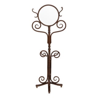 Thonet Mirrored Bentwood Hall Stand, Circa 1900 For Sale