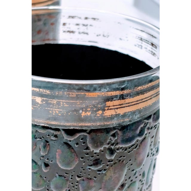 Black Capri of California Glasses MCM For Sale - Image 8 of 11