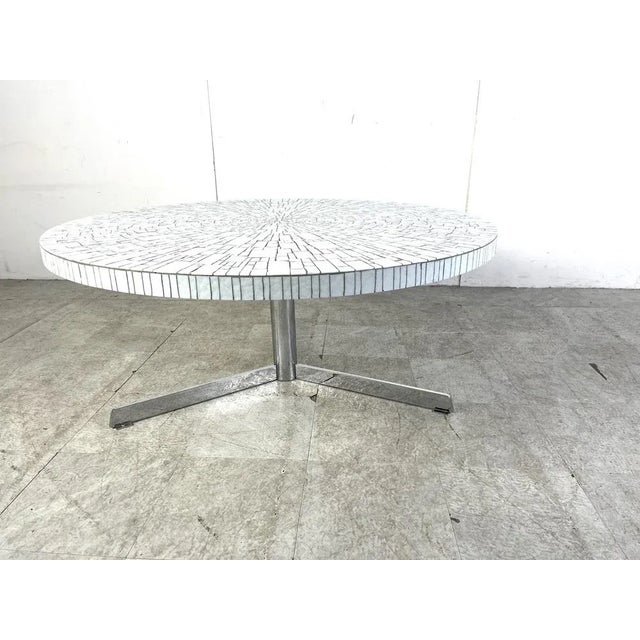 Vintage Ceramic Mosaic Coffee Table attributed to Heins Lilienthal, 1960s For Sale - Image 11 of 11