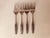 1970s Midcentury National Stainless " Valinda" Salad Forks S/4 For Sale - Image 5 of 5