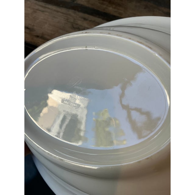 Ceramic Vintage Princess China “Golden Peony” China - Set of 72 For Sale - Image 7 of 12