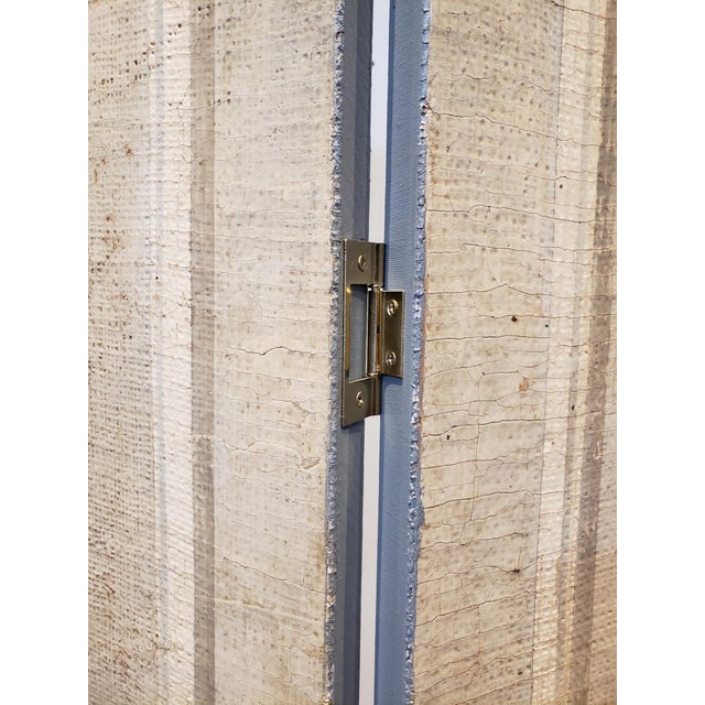 Paint Jacques Lamy Neo Classical Trompes l'Oeil Folding Screen For Sale - Image 7 of 7