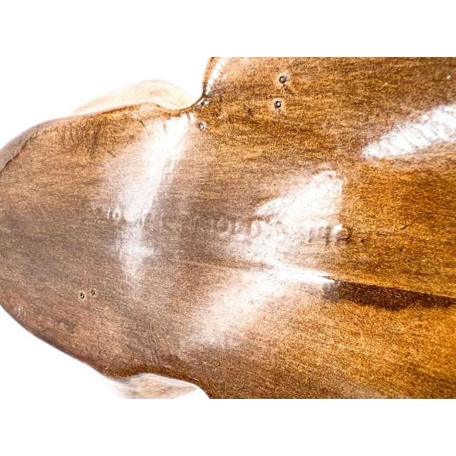 Vintage Western Horse Ceramic Planter With Gold Accents – Western / Farmhouse / Eclectic For Sale - Image 12 of 14