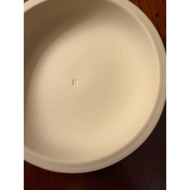 Yellow Vintage Wedgwood Prunus Yellow Primrose Jasperware 2.75” Trinket Box and Lid For Sale - Image 8 of 10