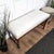 Neoclassical Italian Wooden Inlay Upholstered Bench, 1950s For Sale - Image 4 of 9