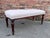 Wood Newly Upholstered English Bench For Sale - Image 7 of 9