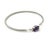 Authentic David Yurman Diamond Amethyst Cuff Bracelet Size M 3 mm Sterling Silver Estate DY740 Retail: $995.00 This...