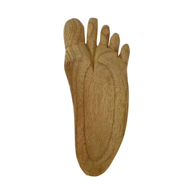 Mid 20th Century Mid-Century Carved Foot Trinket Tray For Sale - Image 5 of 5