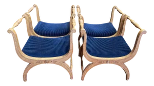 Charles X Stools, Set of 4