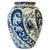 Chinoiserie Vintage Chinoiserie Blue and White Swirl Dragon Vase For Sale - Image 3 of 6