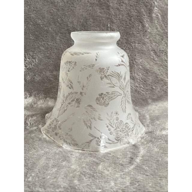 2” fitter 5” tall 5” at the bottom Good condition Add a touch of romantic, vintage charm to your home with this exquisite...