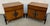 Elevate your bedroom with this exceptional pair of mid-century modern nightstands designed by Helen Hobey for the...