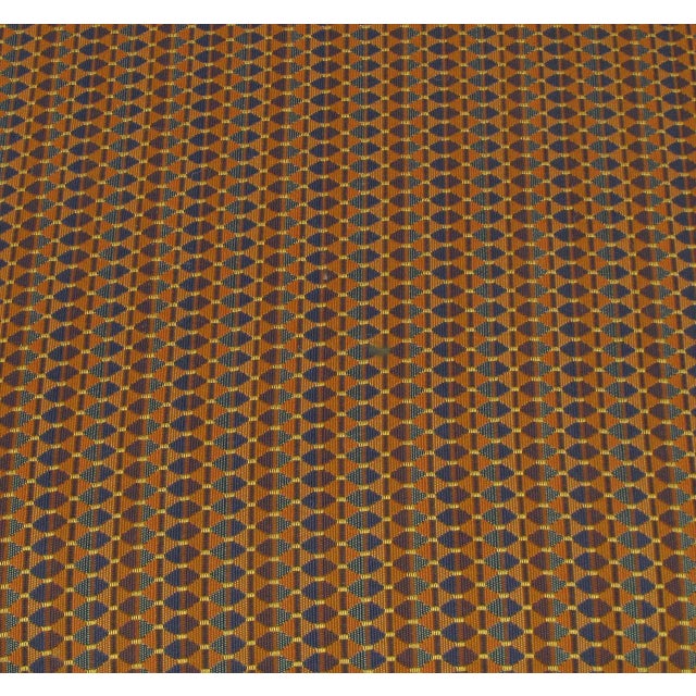 Pair of Weiman Hand-Carved Rattan-Form Lounge Chairs With Ottoman in Ivory Glaze For Sale - Image 9 of 11