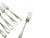 Silver Art Deco Forks from Hefra, Poland, 1960s, Set of 7 For Sale - Image 8 of 13