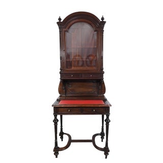 Small Mid-19th Century Napoleon III Showcase Desk For Sale