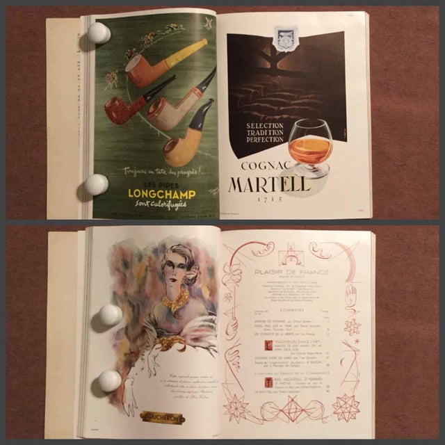 Brick Red Plaisir De France - 1951 - Vintage French Magazine - Pleasure of France For Sale - Image 8 of 12