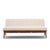 Jens Risom for Knoll Mid Century Walnut Settee Sofa This settee measures: 74 wide x 31 deep x 31 inches high, with a seat...
