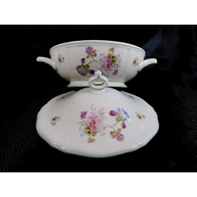 1930s Rosenthal Footed Covered Casserole Dish in Chippendale For Sale - Image 4 of 7