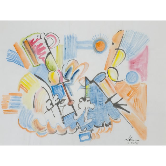 Syncopated Abstraction - Robert Lohman, C. 1981 For Sale